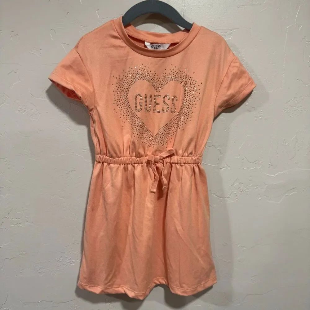 Guess Kids NWOTs Orange Dress 4